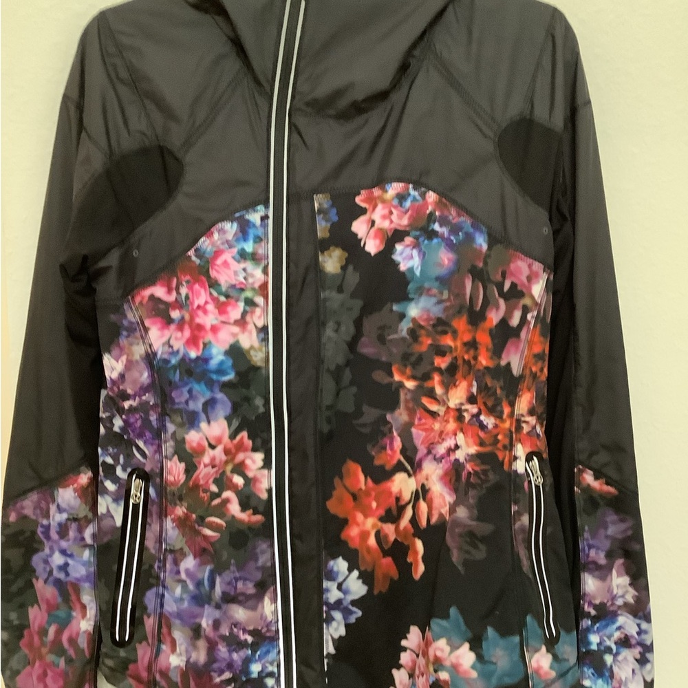 lululemon athletica Black Floral Ski Jacket